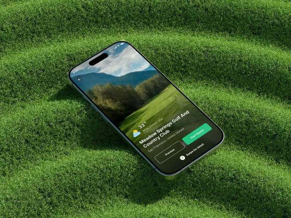 iPhone 16 Pro App Presentation Mockup