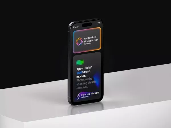 iPhone Screen Mockup (PSD)