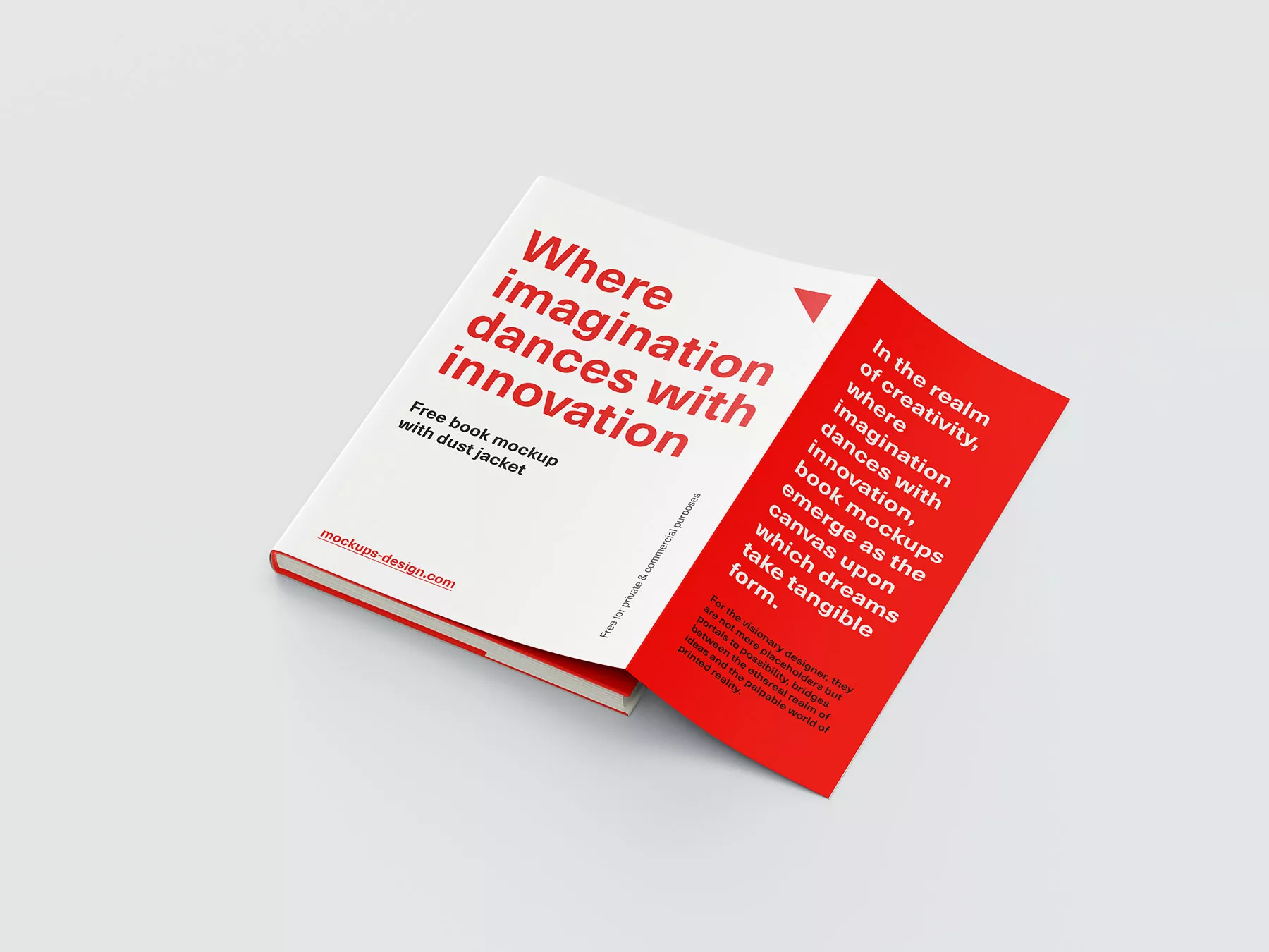 Book with Dust Jacket Free Mockups