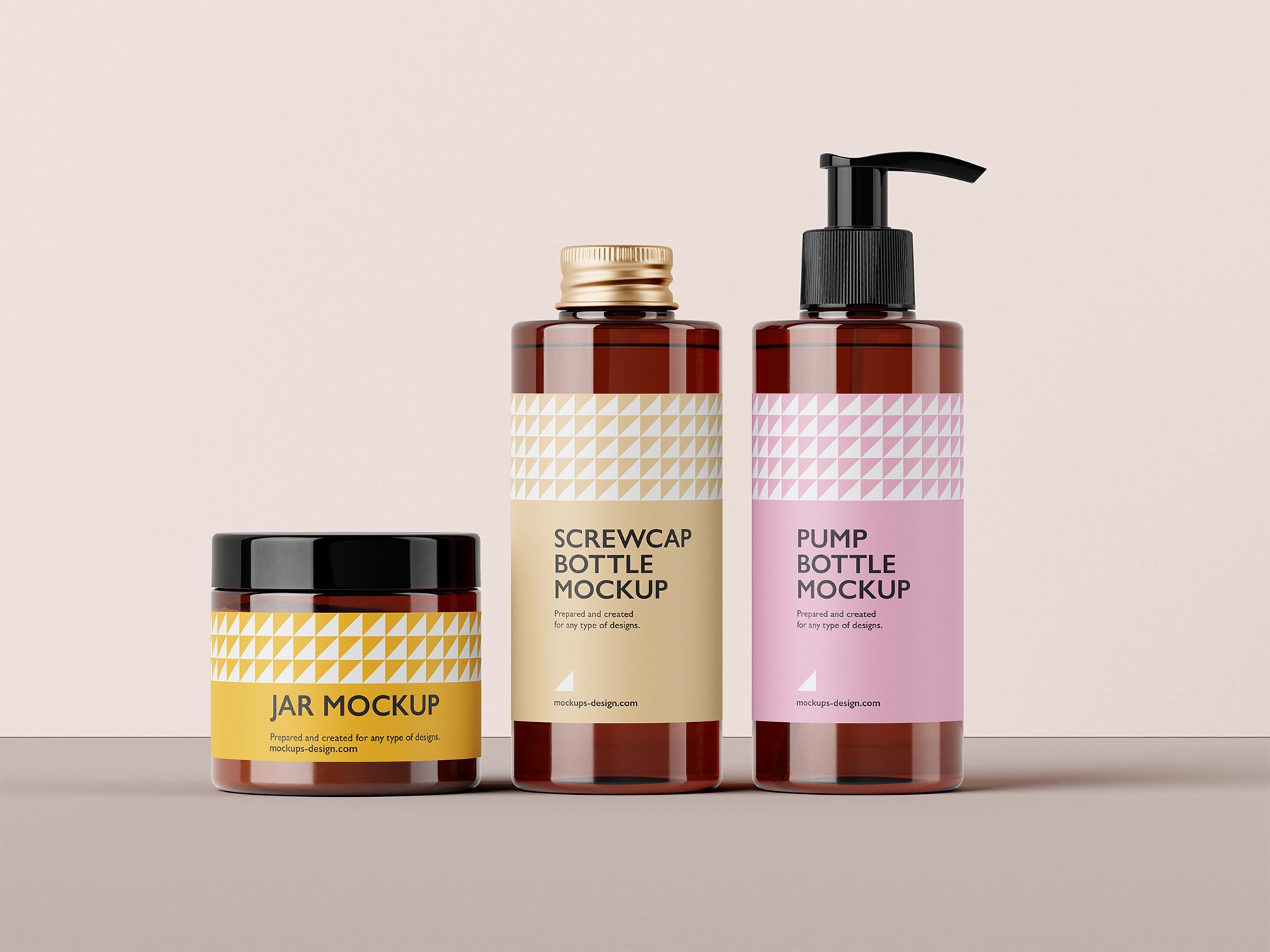 Cosmetic Packaging Mockup Set