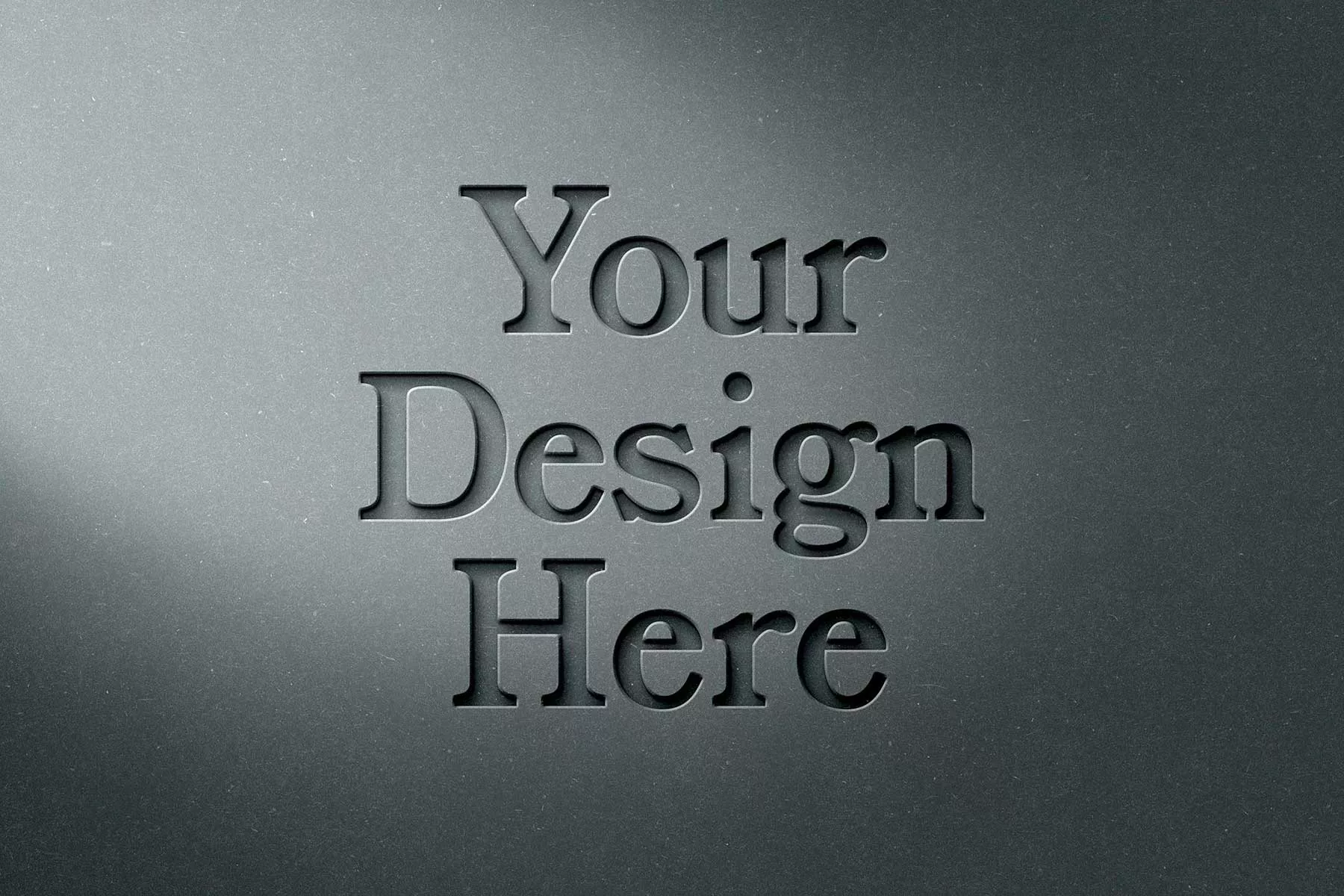 Cut-Out Paper Logo Mockup