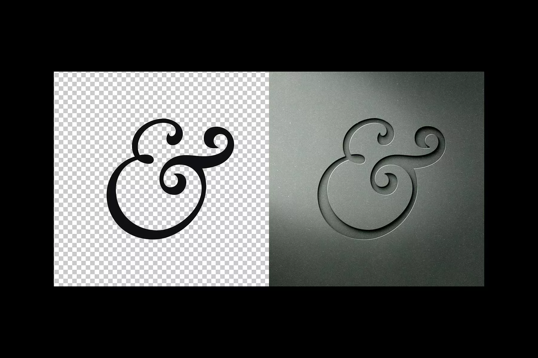 Cut-Out Paper Logo Mockup