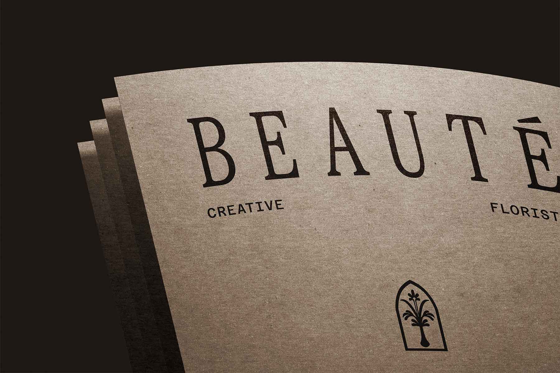 Logo Design Mockup on Paper