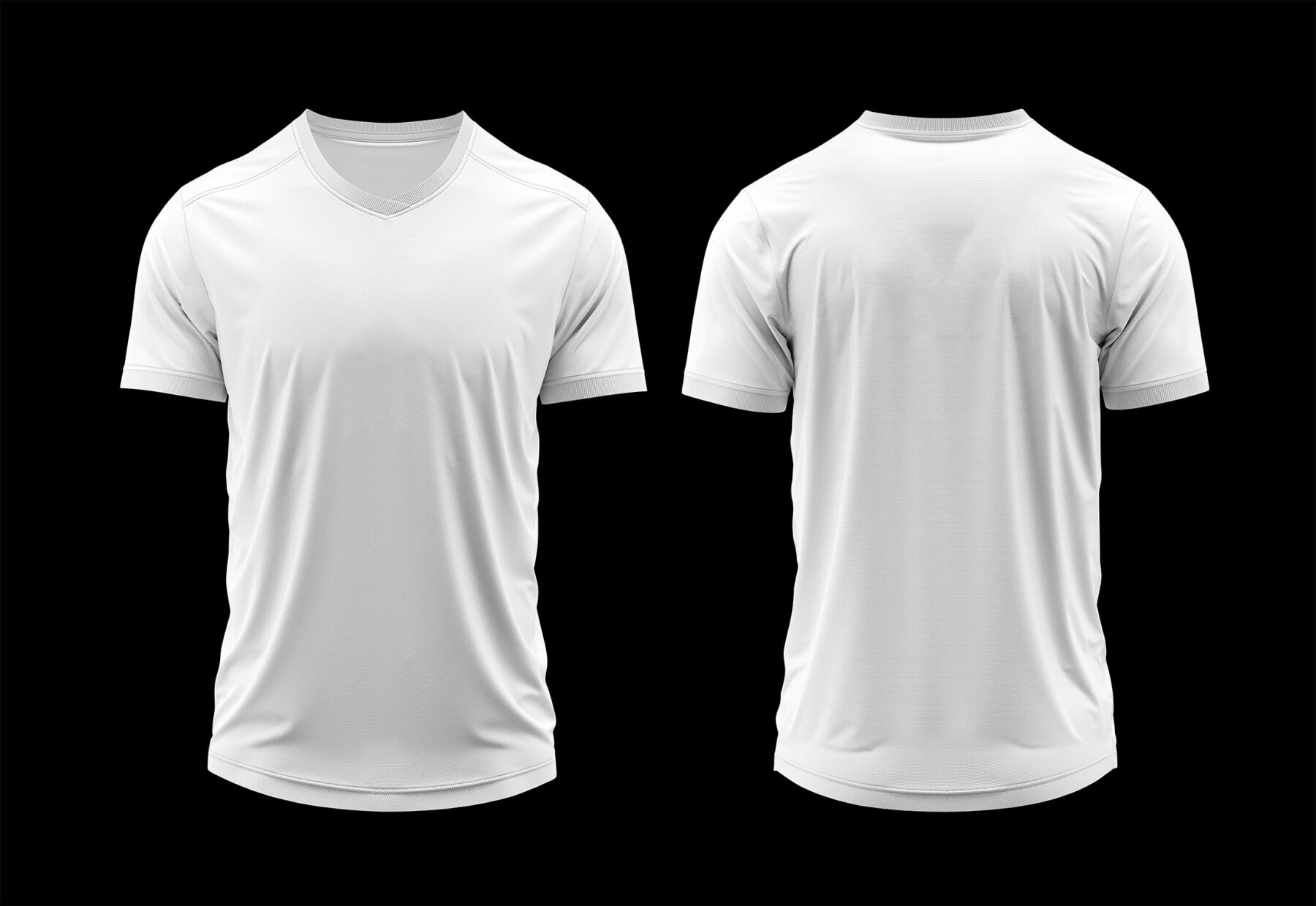 Free Soccer Jersey Mockup – Front & Back Views