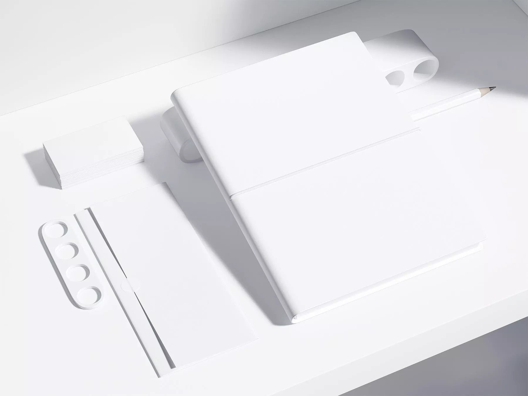 Free Stationery Set Mockup