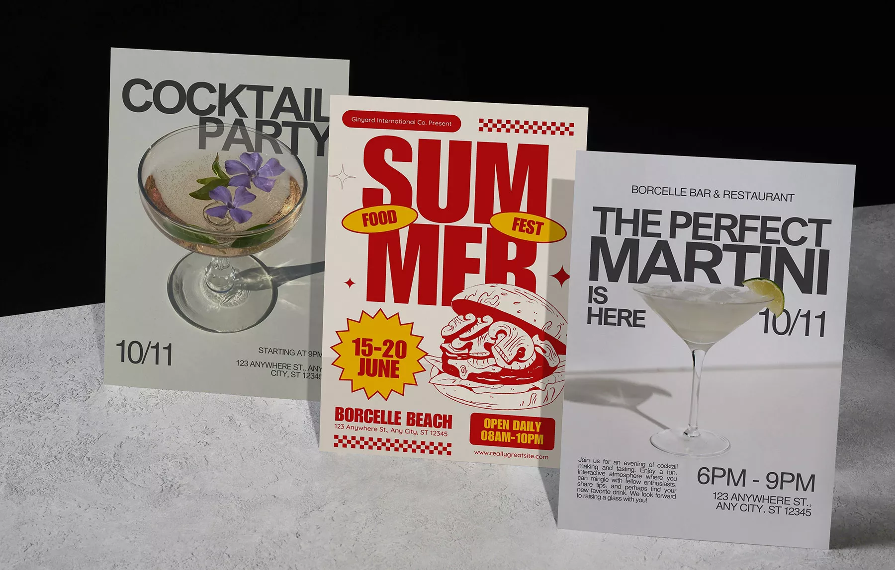 Invitation Card Free Mockups