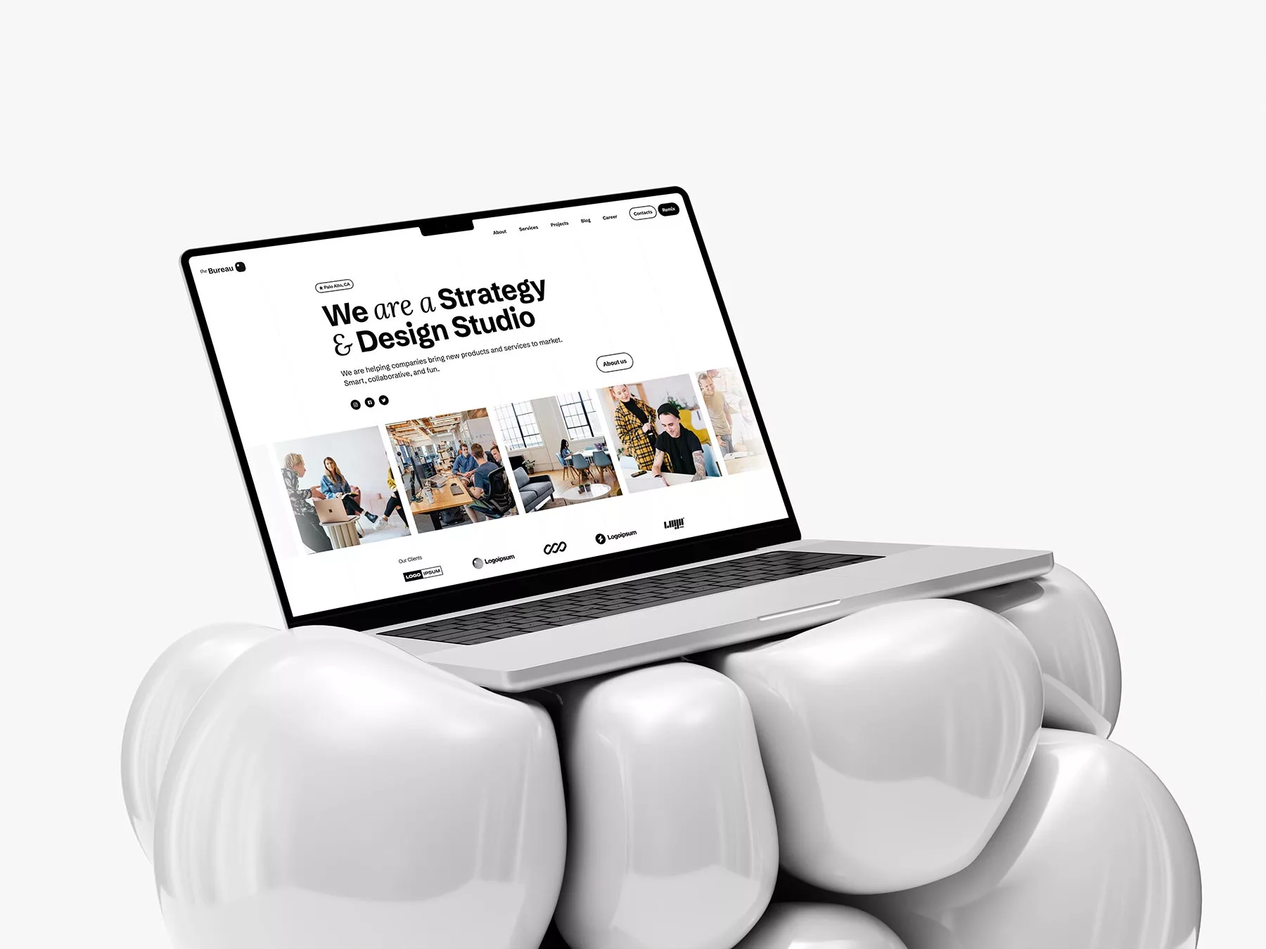 Macbook Pro Laptop Screen Mockup