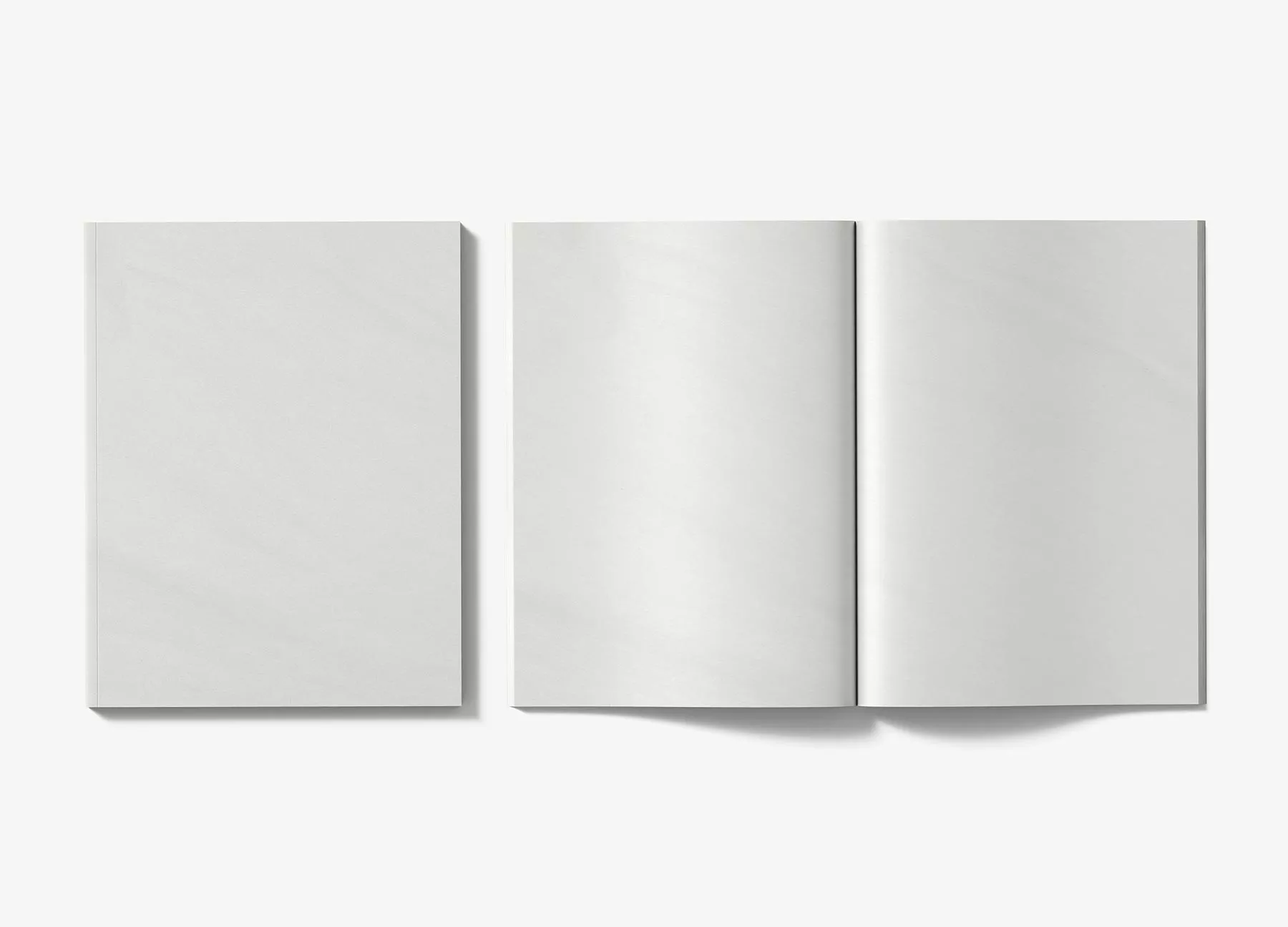 Magazine Cover and Spread Mockups