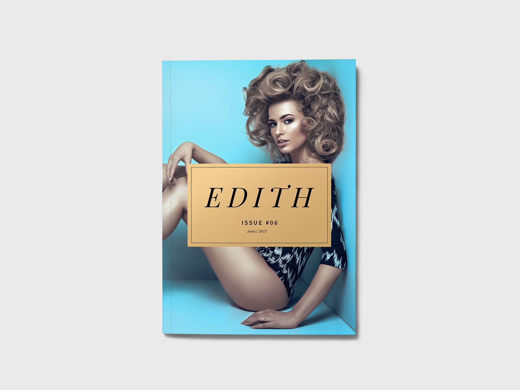 Magazine Mockup Set – Cover, Spread & Back Views