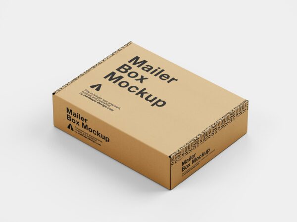 Mailer Box Mockup Set