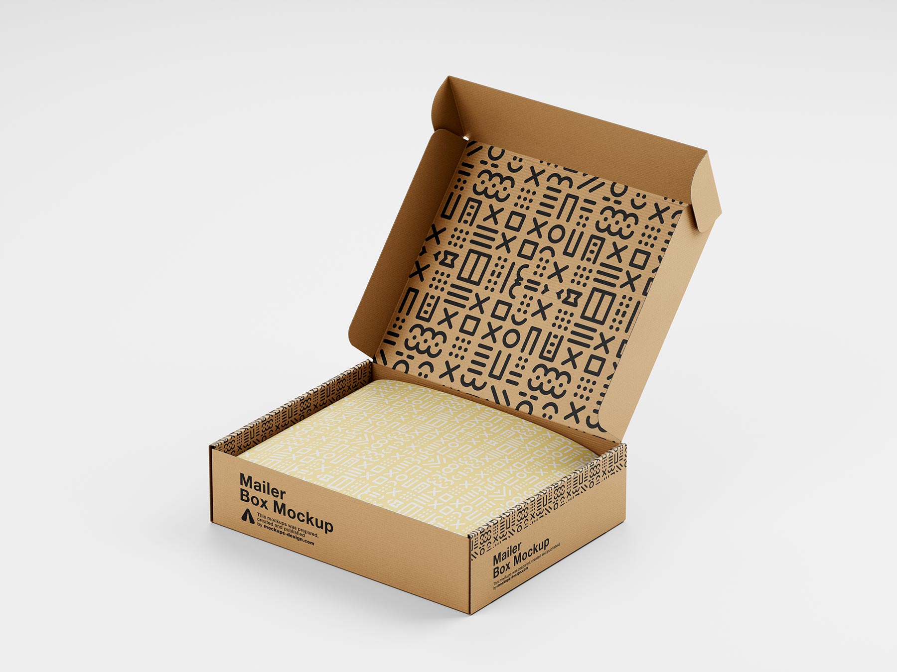 Mailer Box Mockup Set
