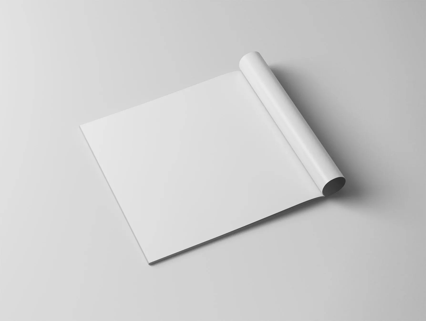 Open Square Magazine Mockup