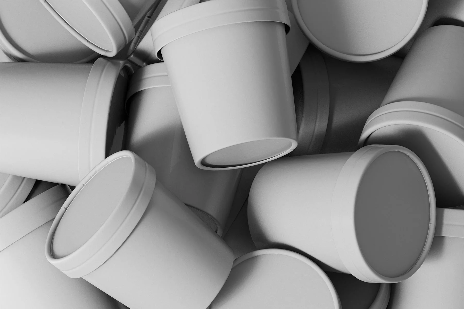 Packaging Ice Cream Cup Mockups