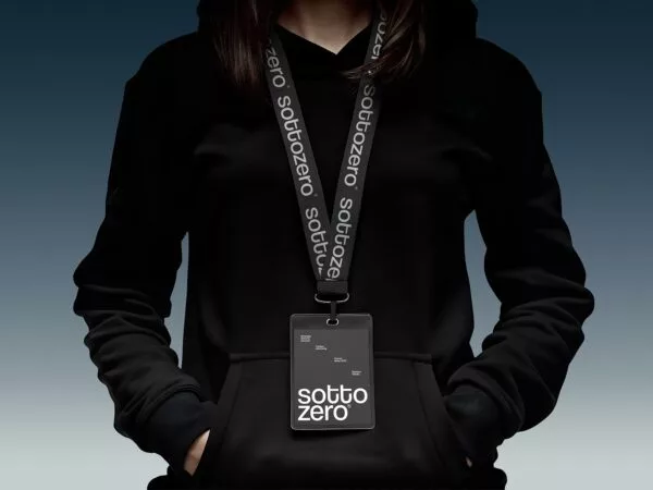 Badge ID with Lanyard Photo-Realistic Mockup