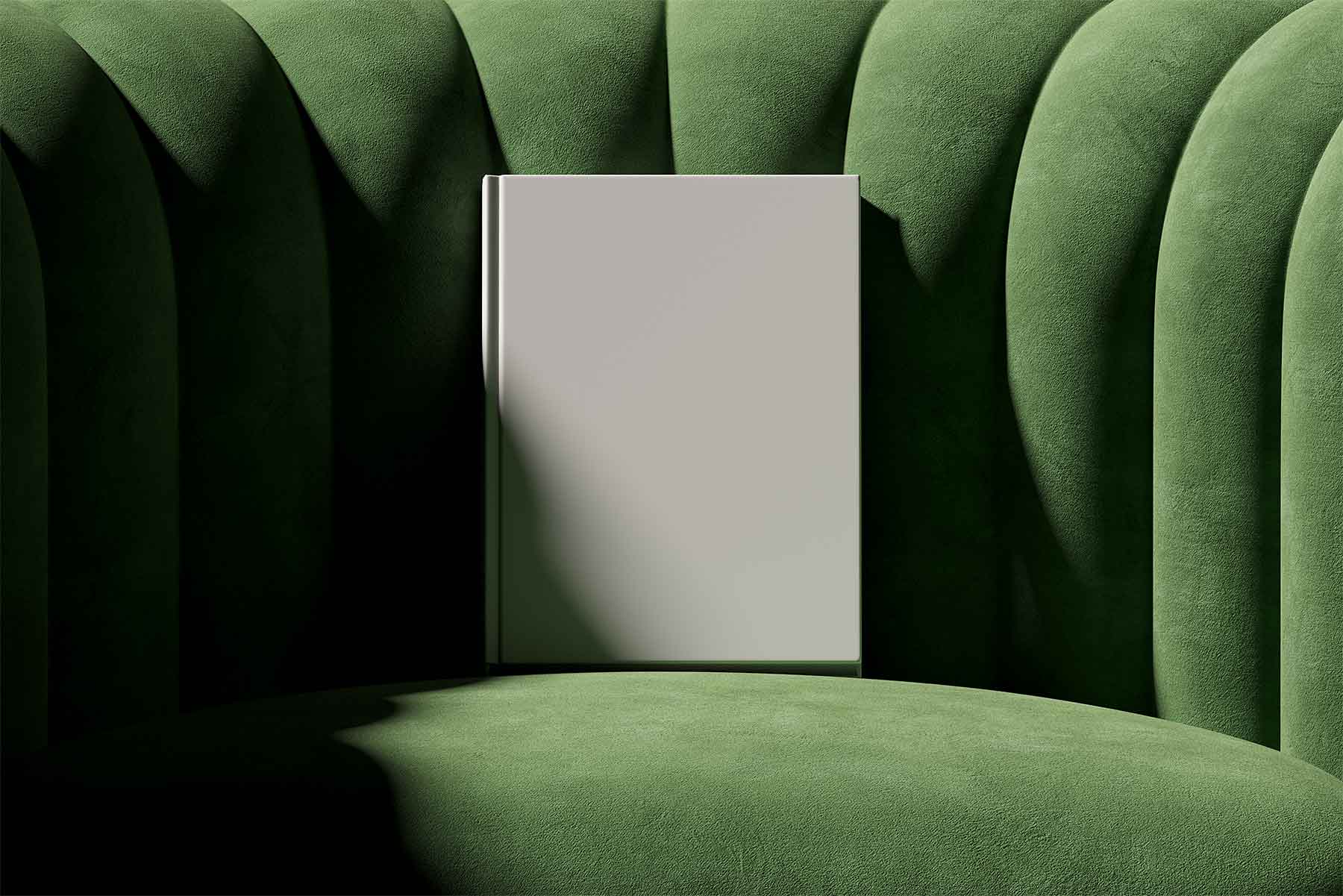 Cover Book Mockup PSD Scene