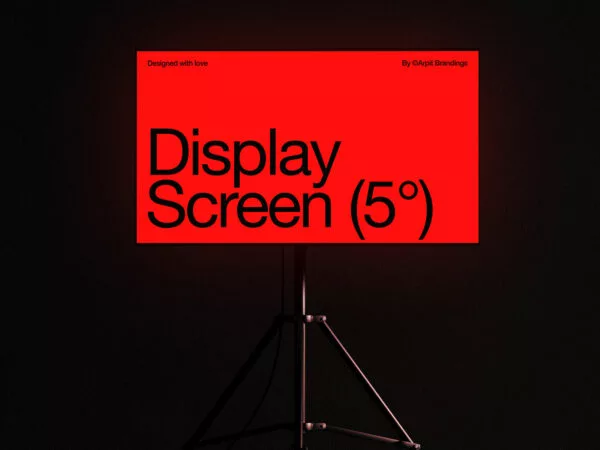 Display Screen PSD Mockup