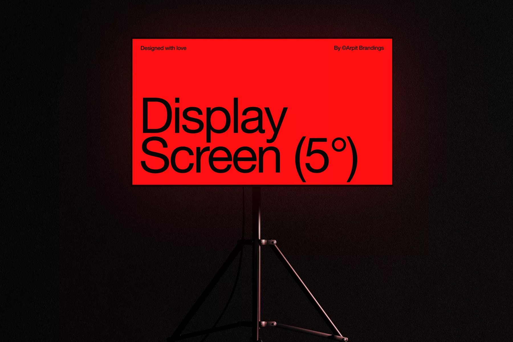 Display Screen PSD Mockup