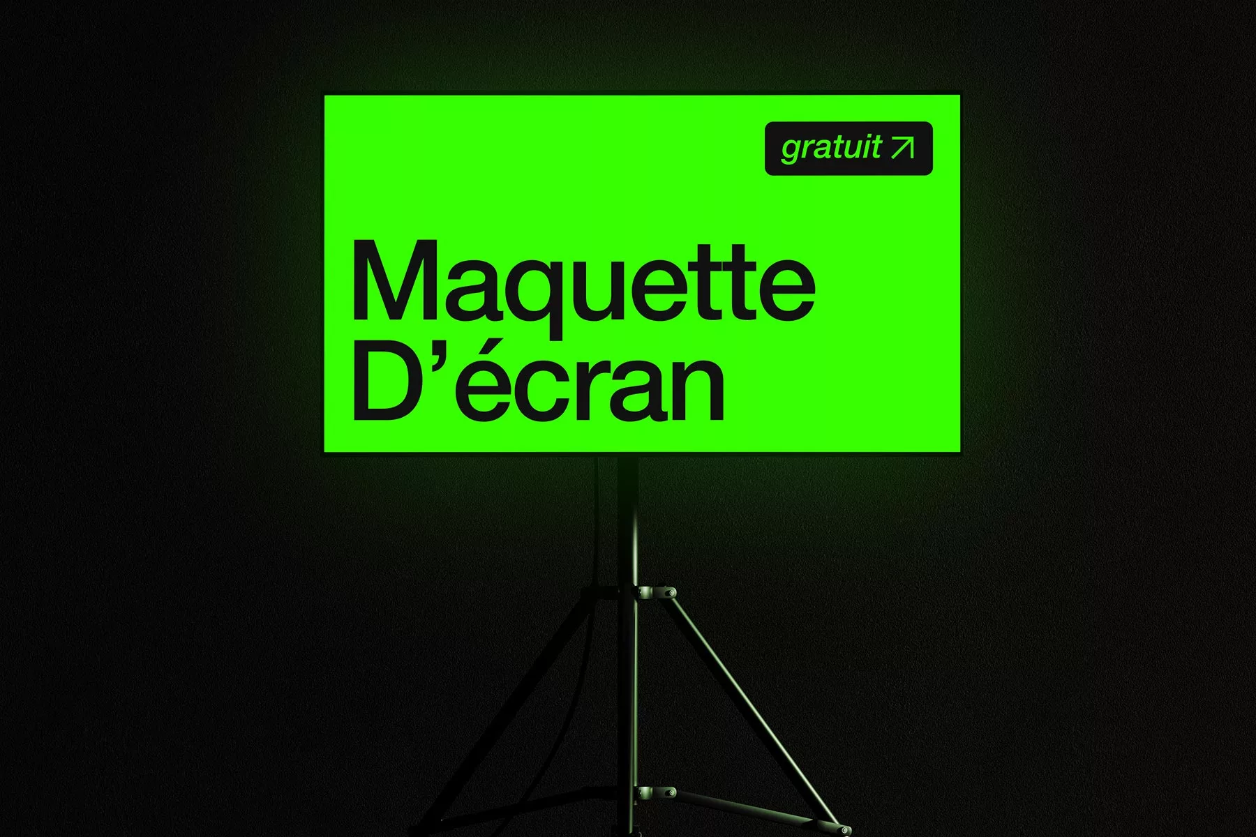 Display Screen PSD Mockup