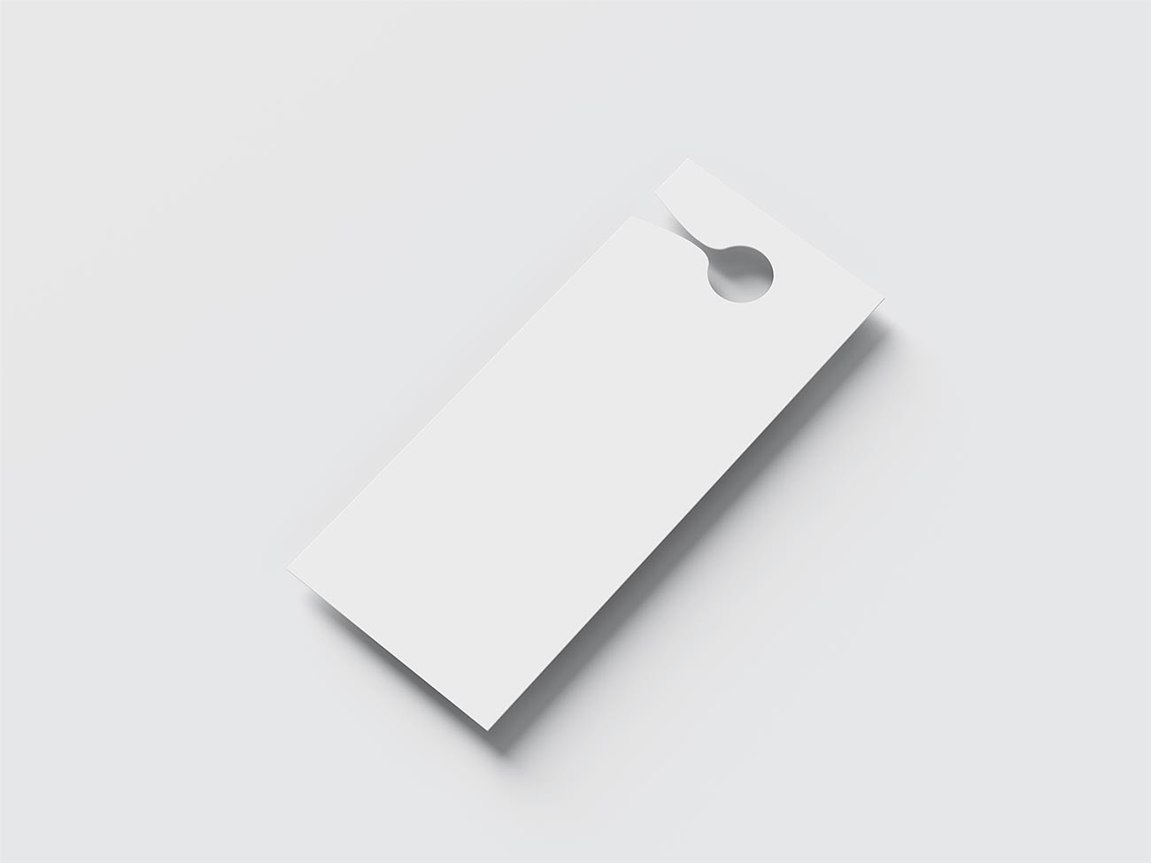 Door Hanger Flyer Mockup – Rectangle Format
