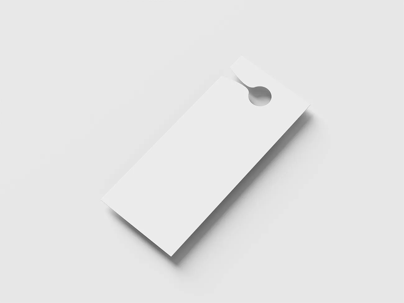 Door Hanger Flyer Mockup – Rectangle Format