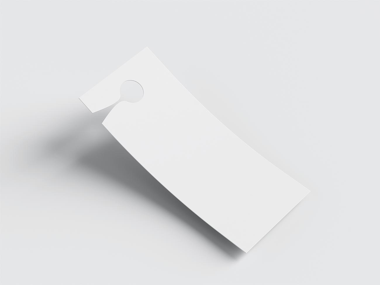Door Hanger Flyer Mockup – Rectangle Format