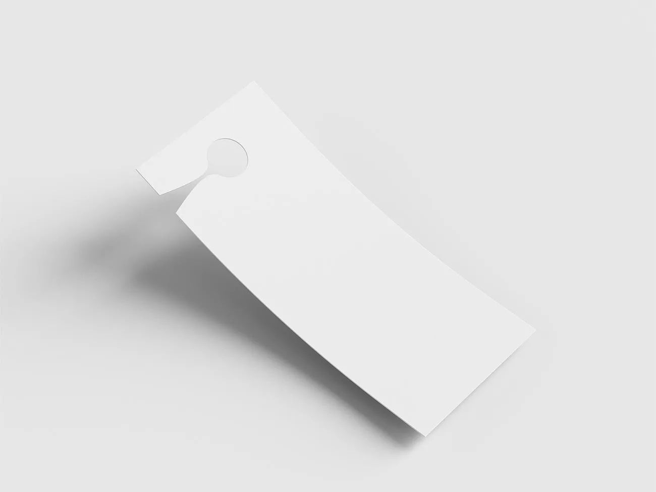 Door Hanger Flyer Mockup – Rectangle Format