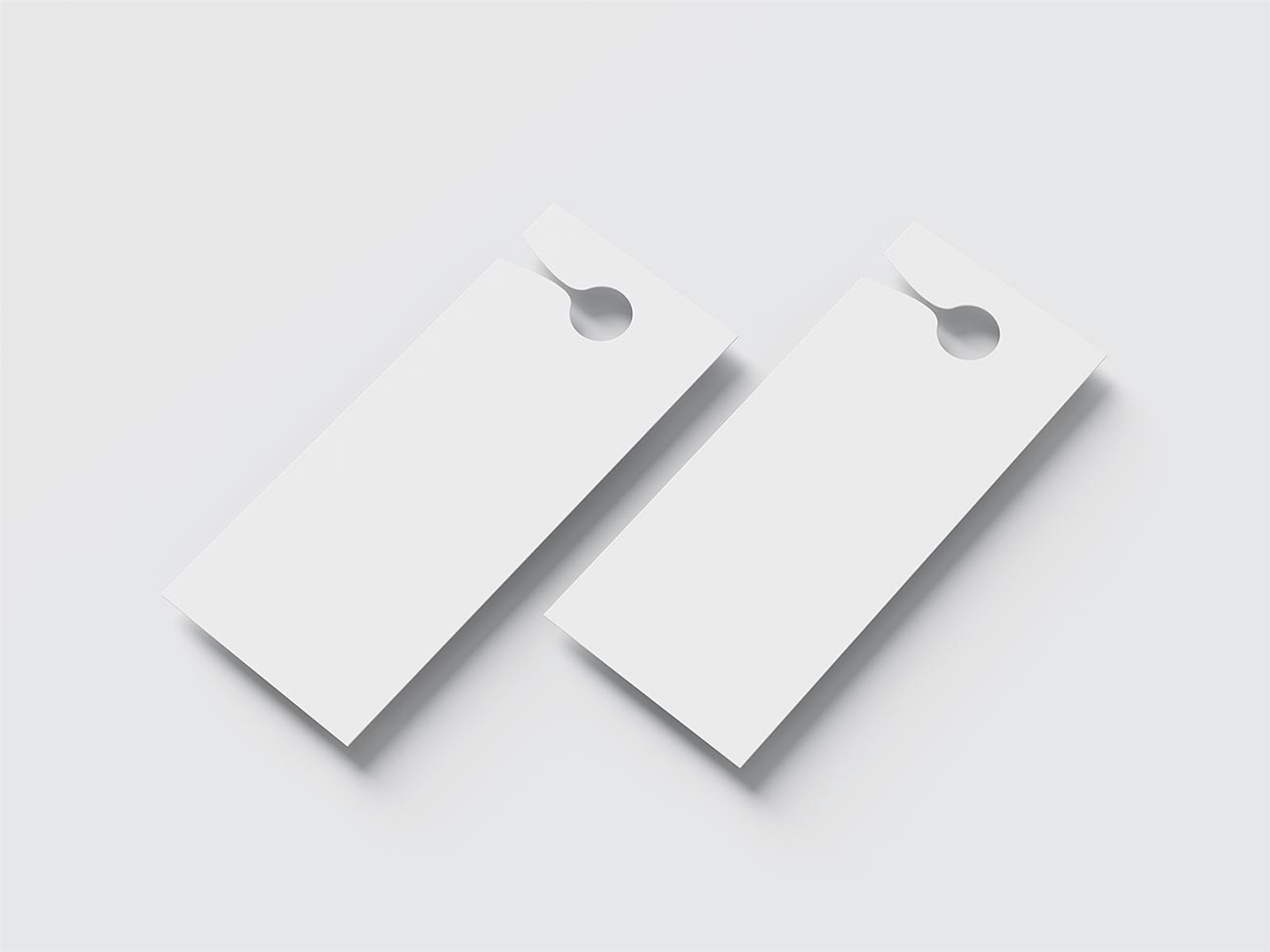 Door Hanger Flyer Mockup – Rectangle Format