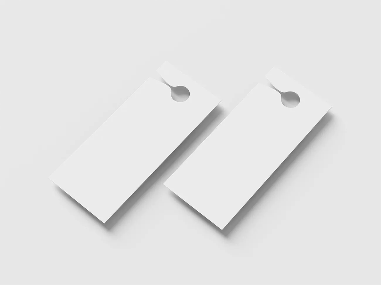Door Hanger Flyer Mockup – Rectangle Format