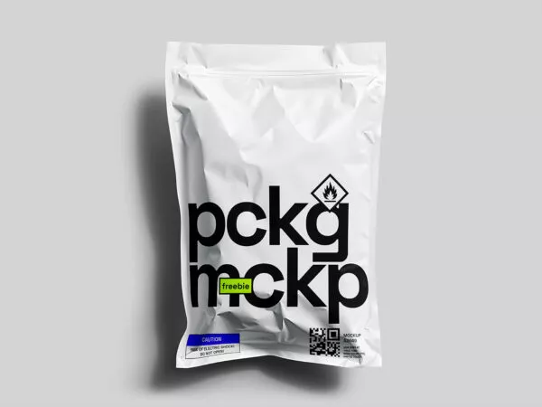 Food Pouch Packaging Mockup