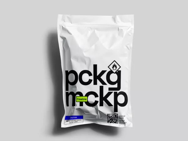 Free Food Pouch Packaging Mockup