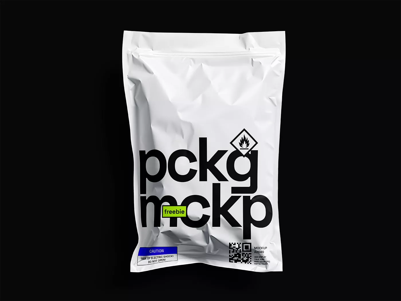 Free Food Pouch Packaging Mockup
