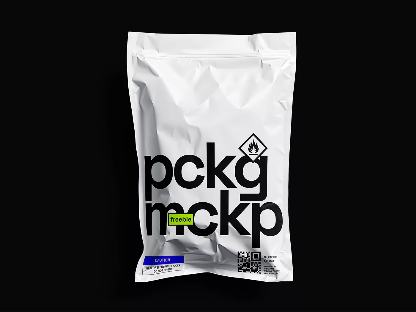 Free Food Pouch Packaging Mockup