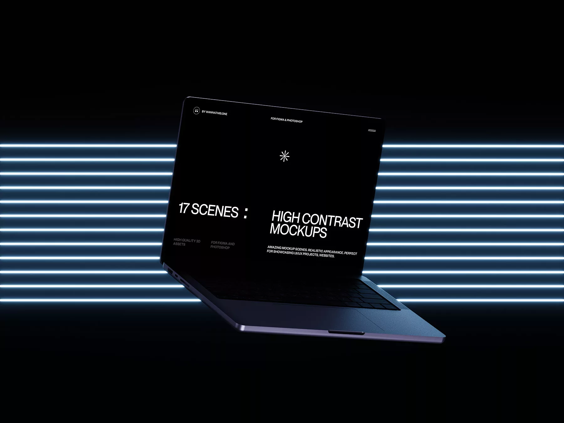 Free MacBook Laptop Mock-Up