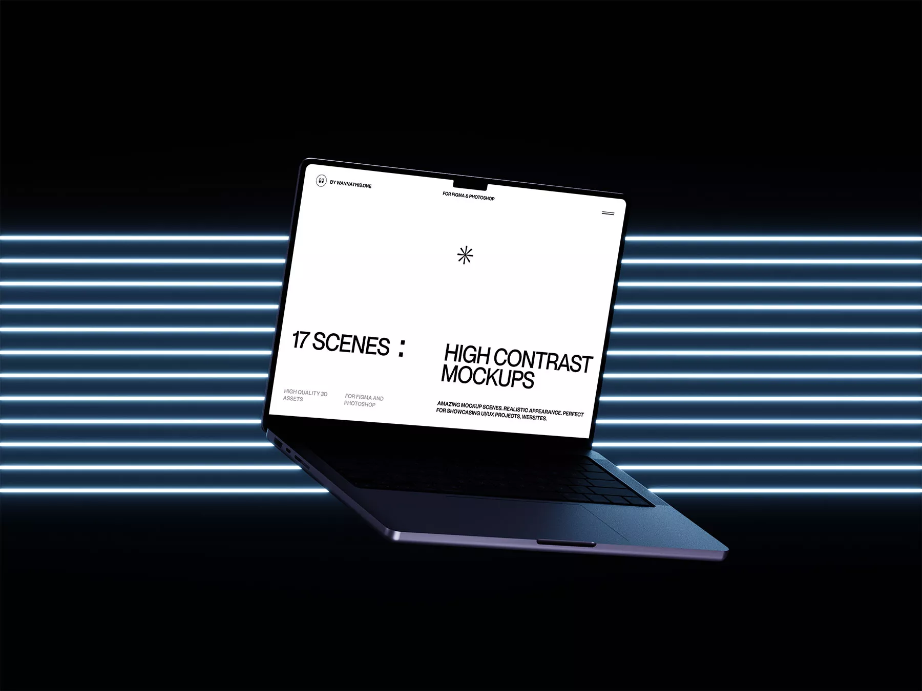 Free MacBook Laptop Mock-Up