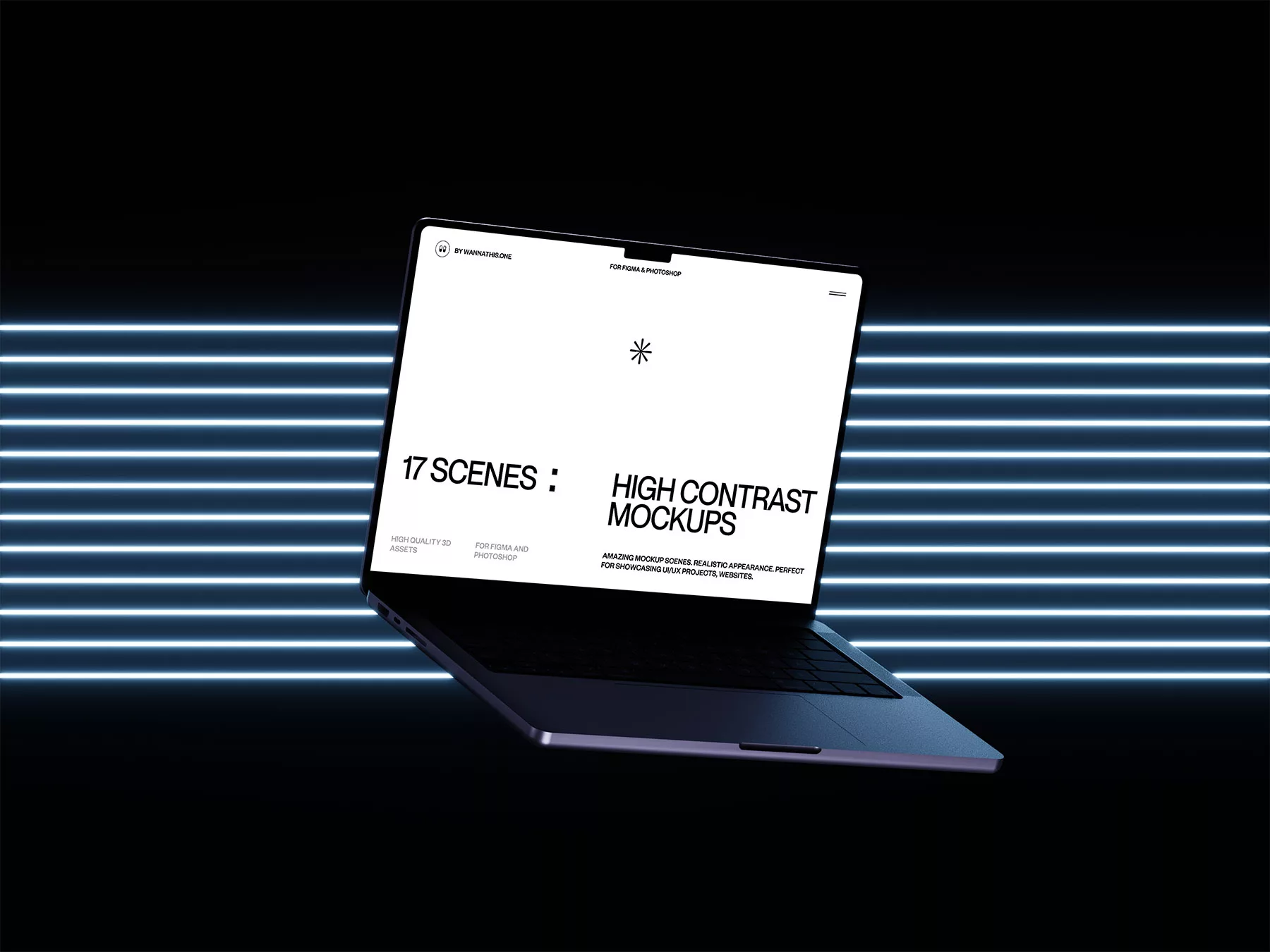 Free MacBook Laptop Mock-Up
