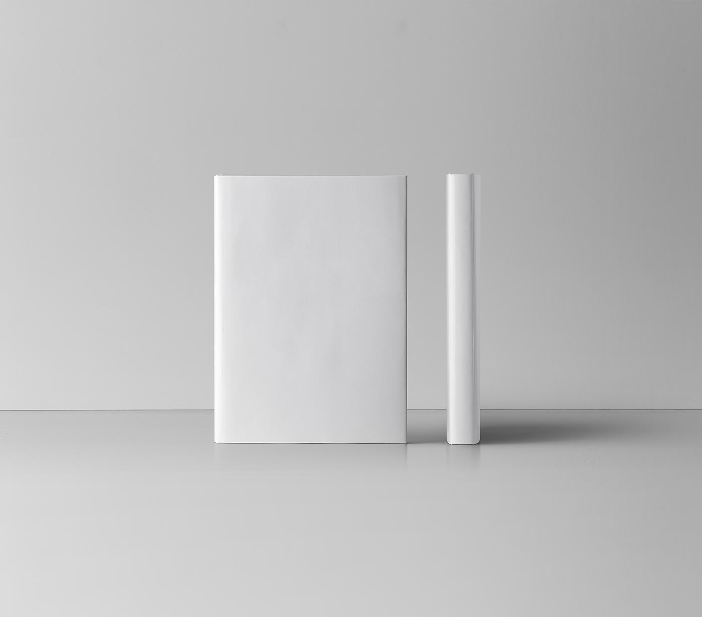 Hardcover Book with Dust Jacket Mockup