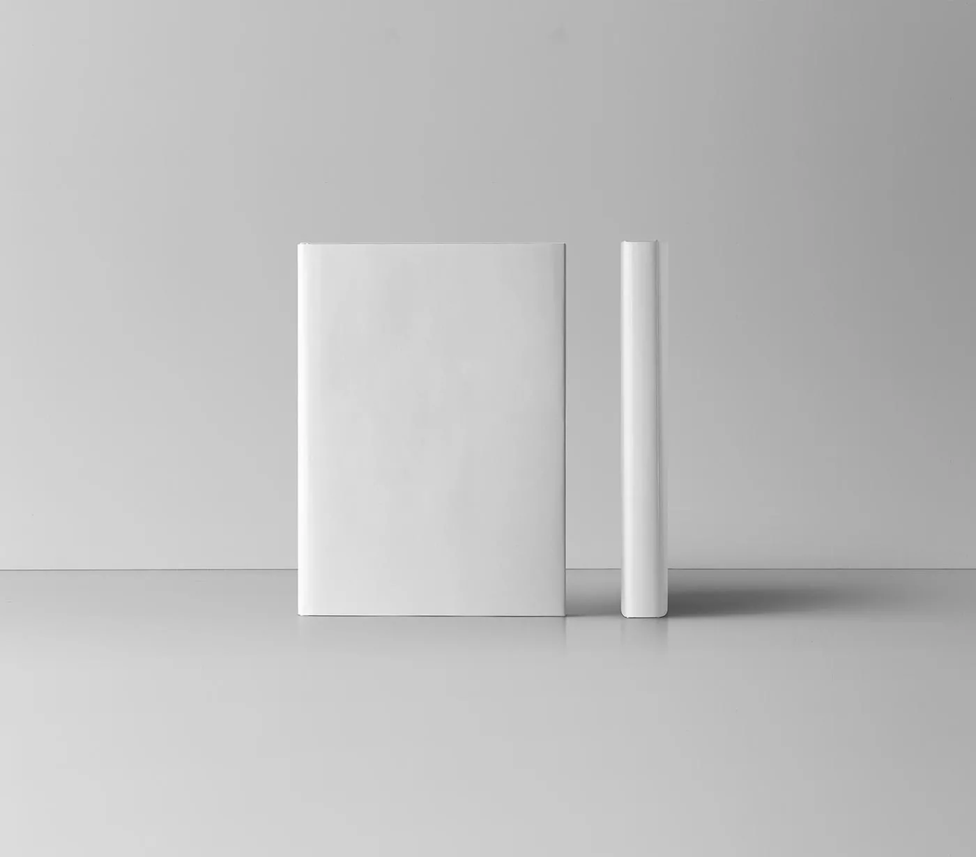 Hardcover Book with Dust Jacket Mockup