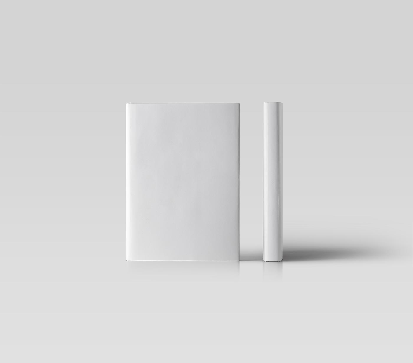 Hardcover Book with Dust Jacket Mockup