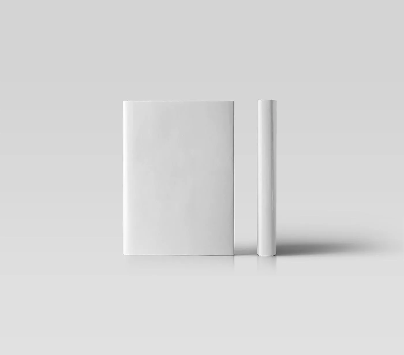 Hardcover Book with Dust Jacket Mockup