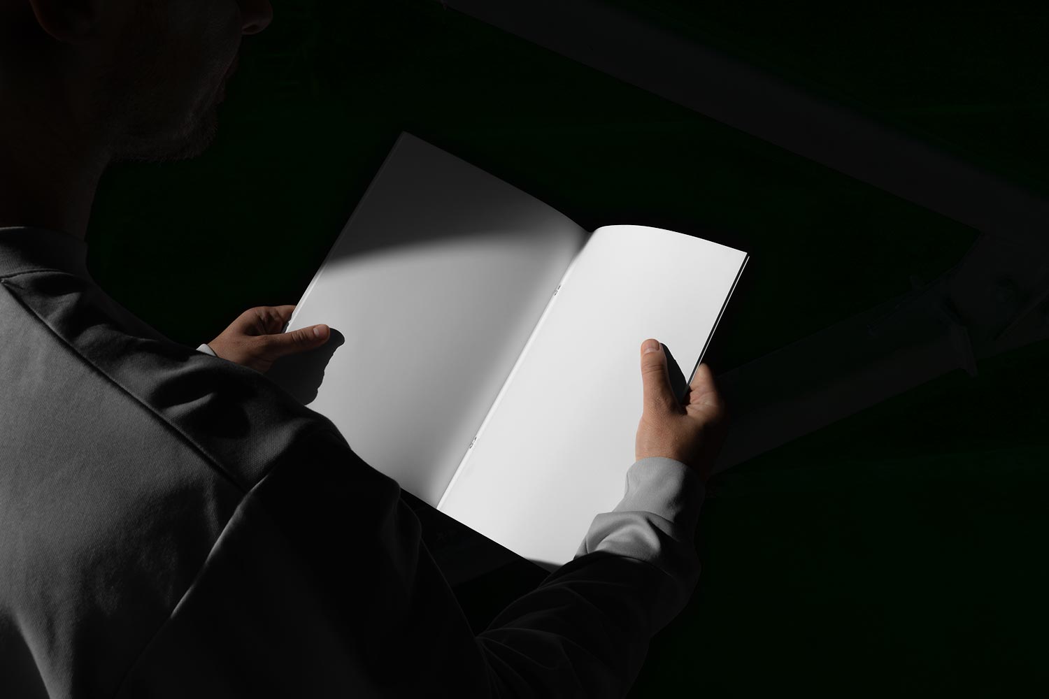 Open Brochure Mockup – Magazine Style Layout