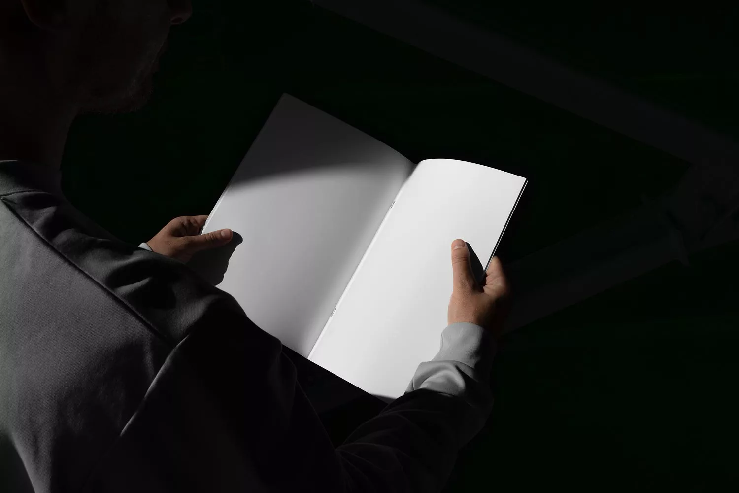 Open Brochure Mockup – Magazine Style Layout