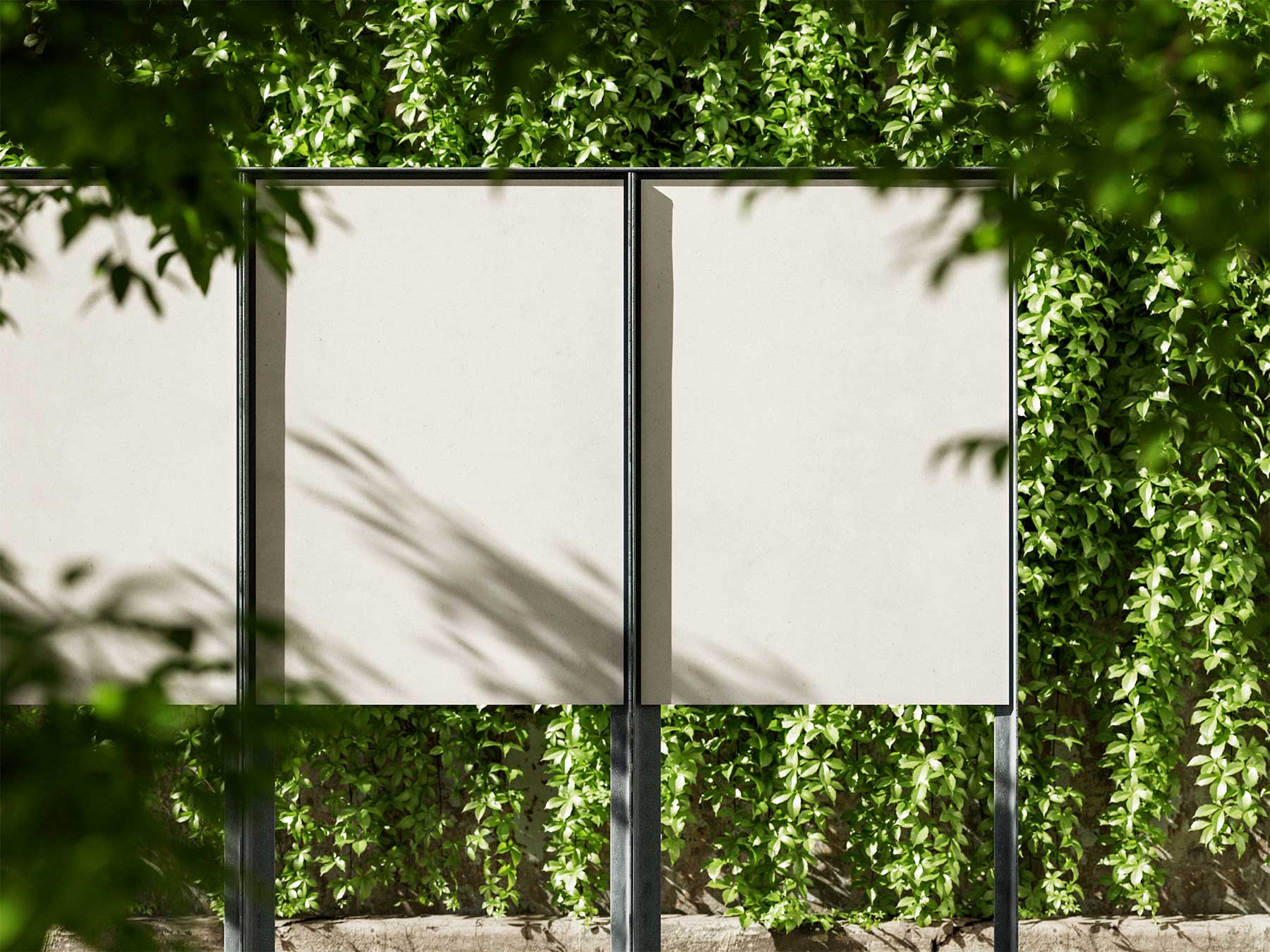 Outdoor Posters Mockup