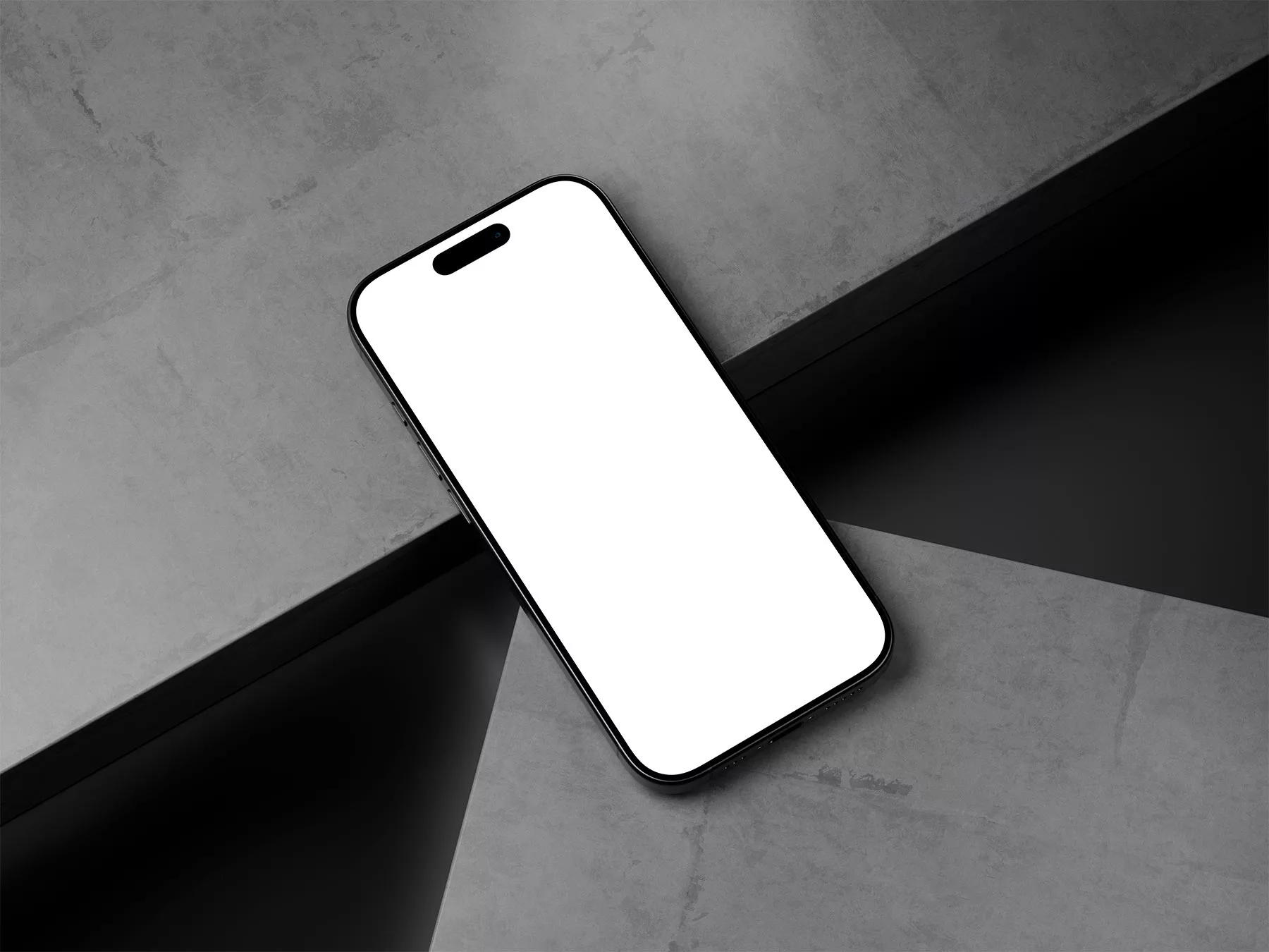 Phone Screen Mockup UI Design Presentation