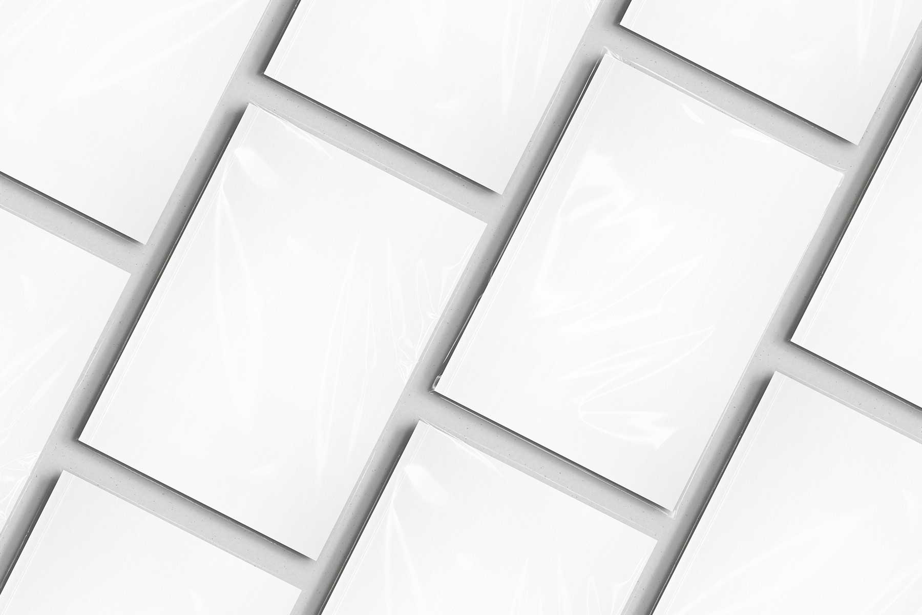 Plastic Sleeve A4 Magazines Free Mockup