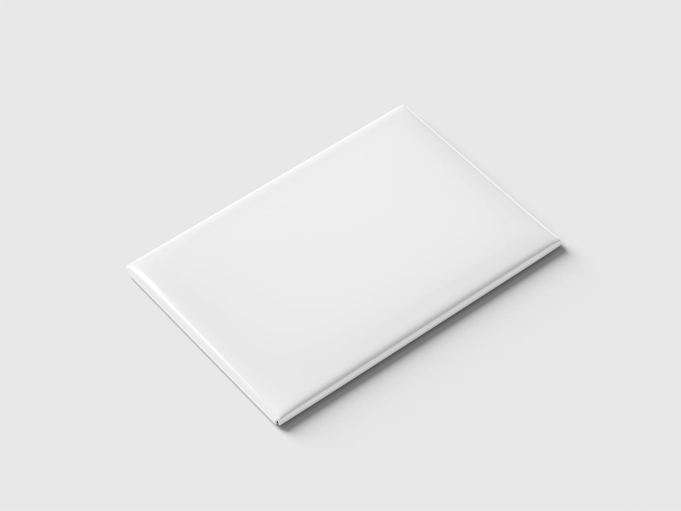 Rectangular Fridge Magnet Mockup