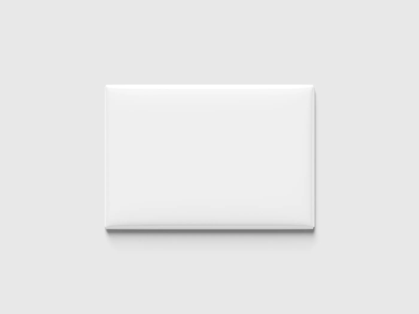 Rectangular Fridge Magnet Mockup