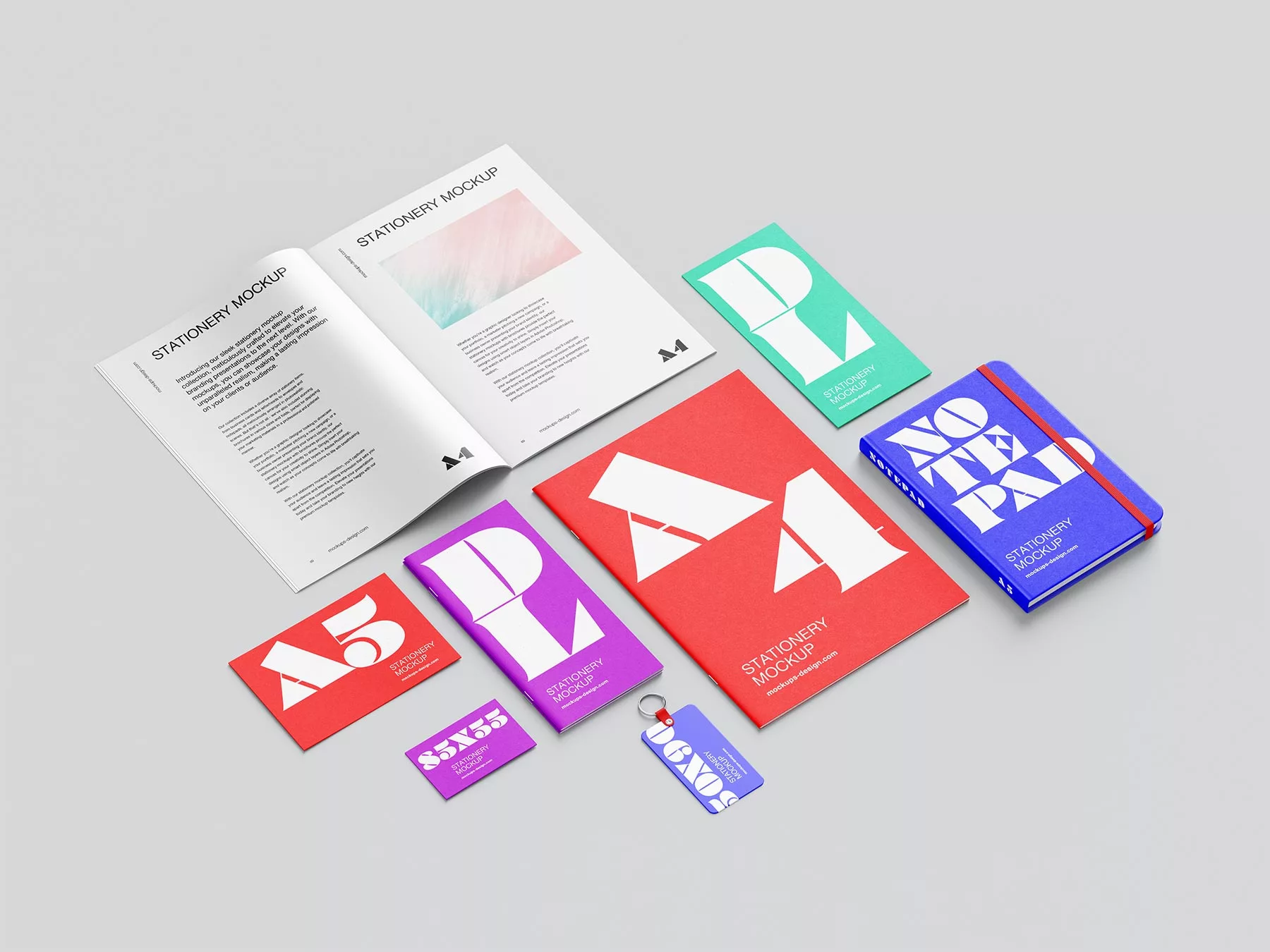 Stationery Branding Mockup Set – Free