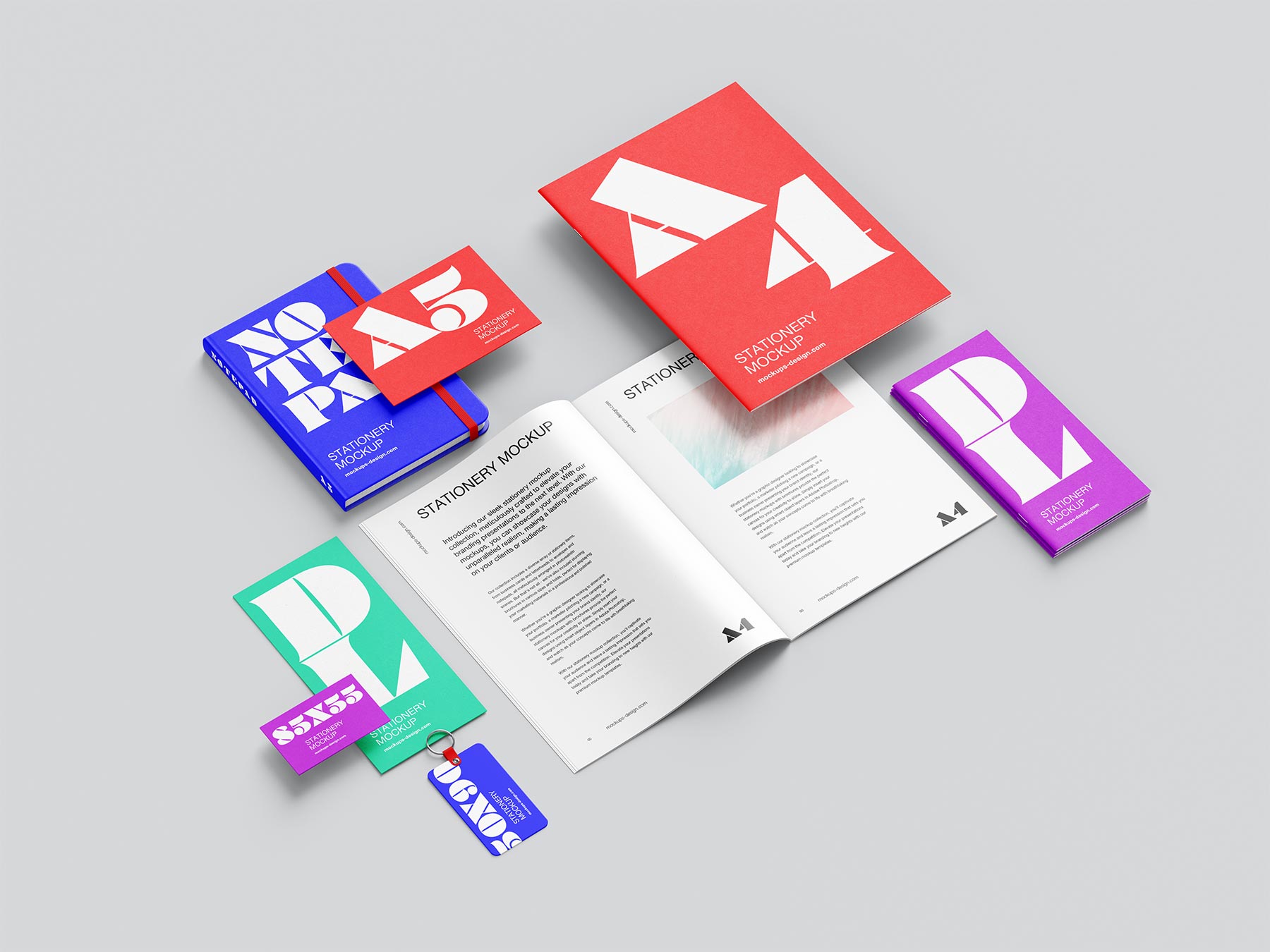 Stationery Branding Mockup Set – Free