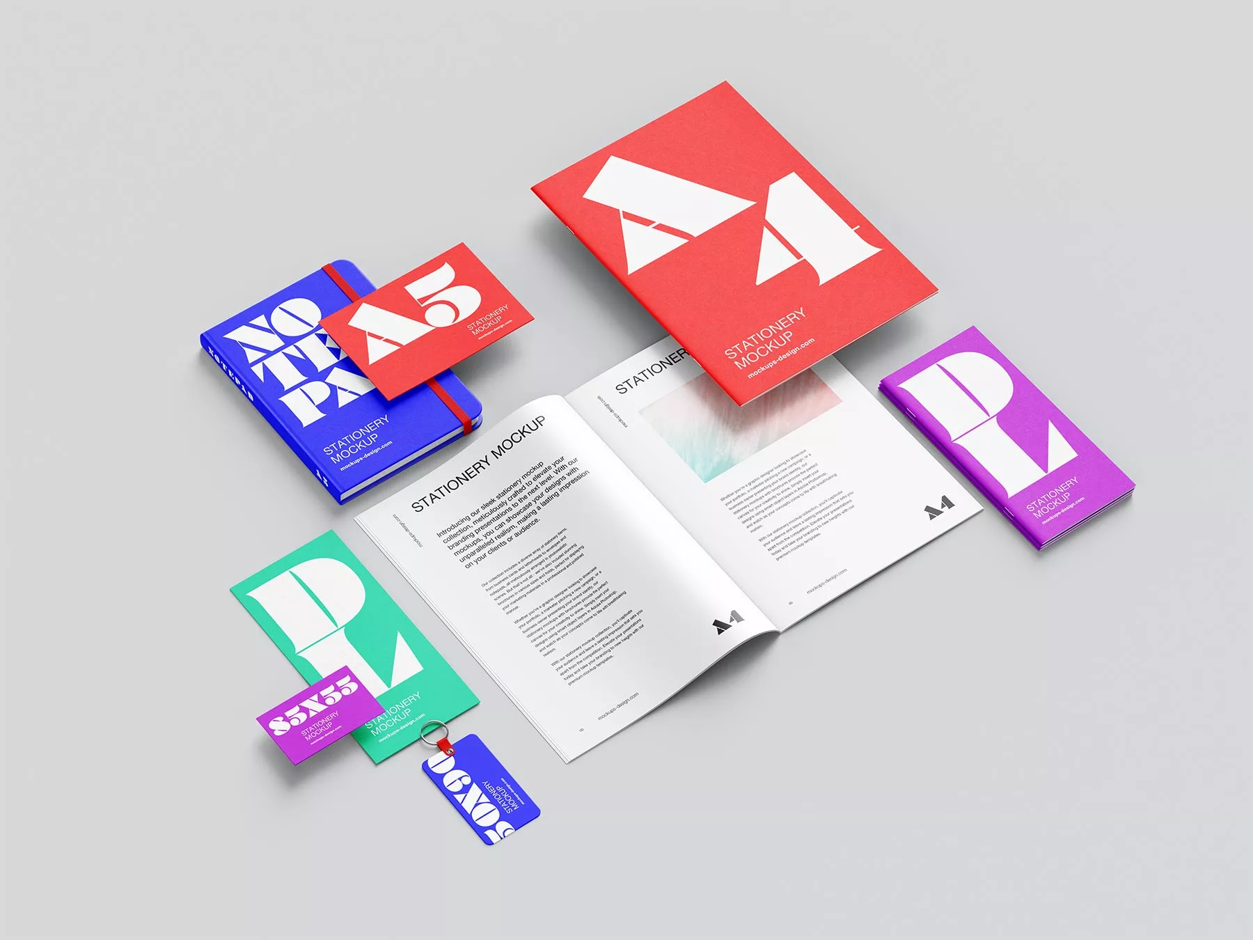 Stationery Branding Mockup Set – Free