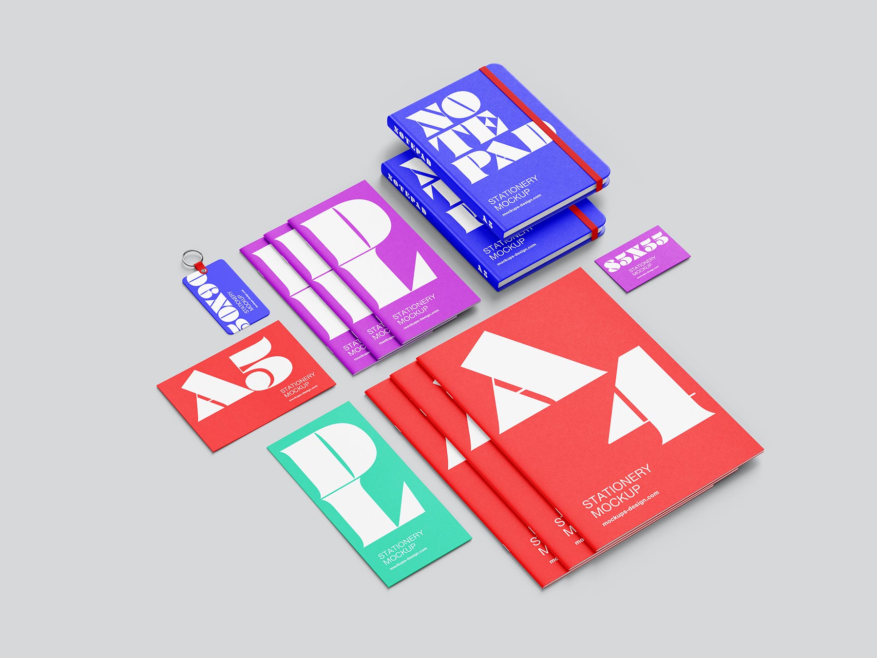 Stationery Branding Mockup Set – Free